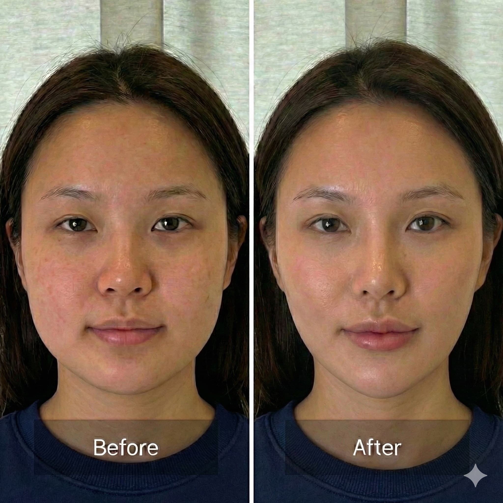 肌のくすみ改善・毛穴の目立ち減少 ビフォーアフター